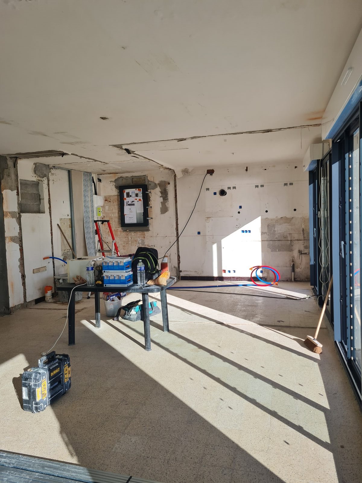 Rénovation de plafond en plaques de plâtre